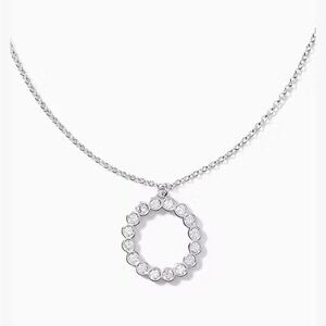 Kate Spade Silver Necklace with Pink Bag